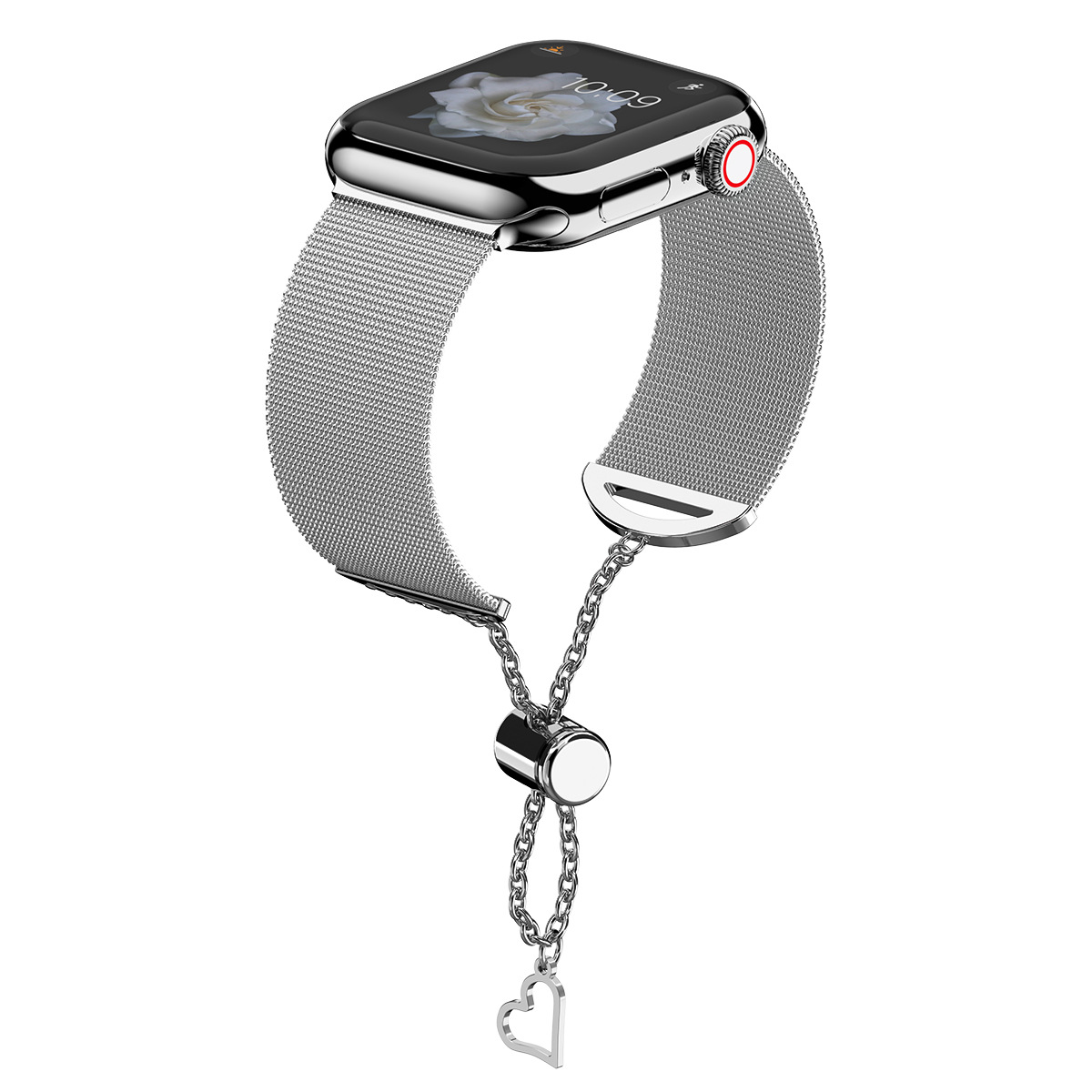 Applicable to Apple Watch9 Apple stainless steel strap iwatch8 Milanese metal adjustment chain 1-7 generations universal