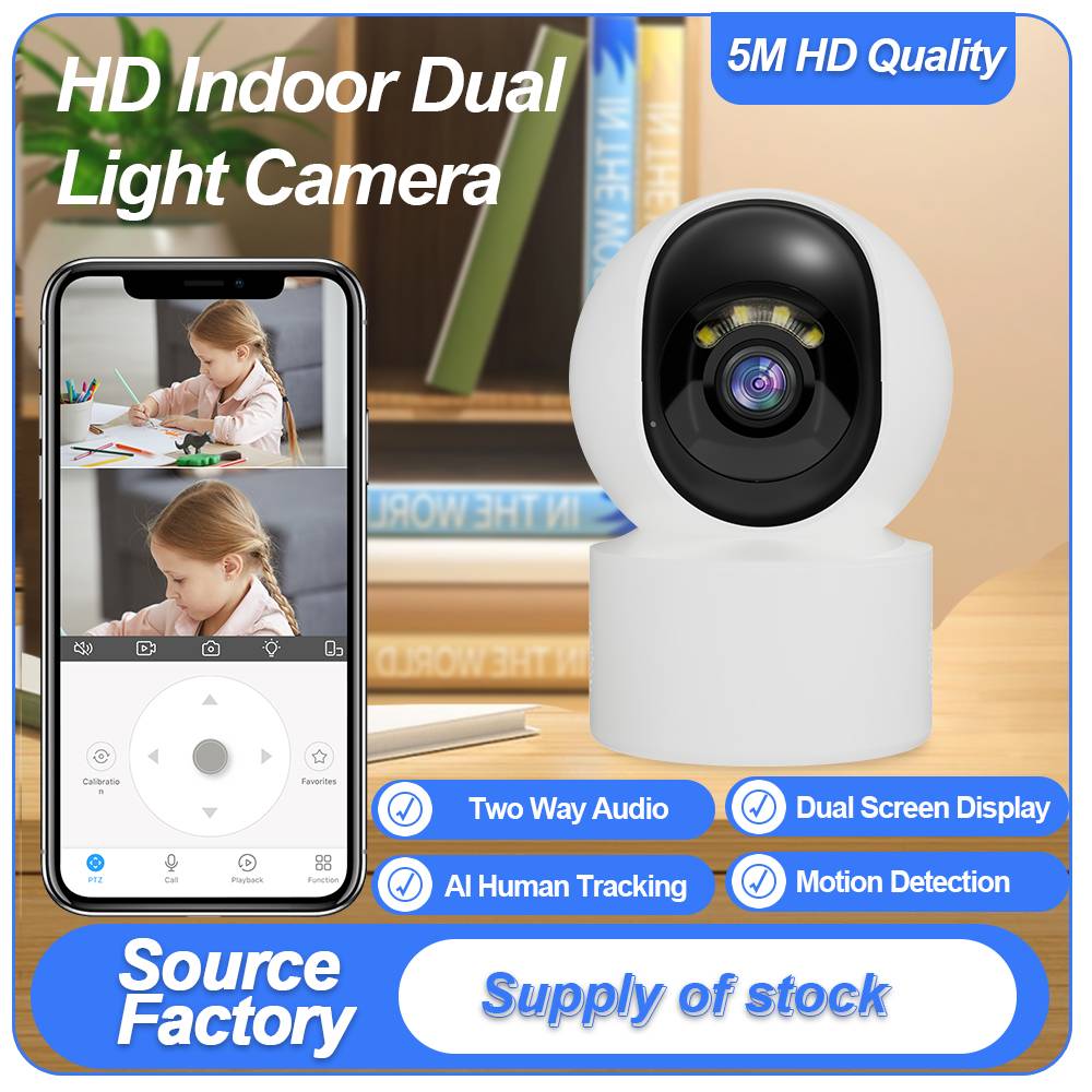 Indoor Baby Monitor Camera, Wireless, Home-use, HD Night Vision, WiFi Camera, Cross-border Monitor