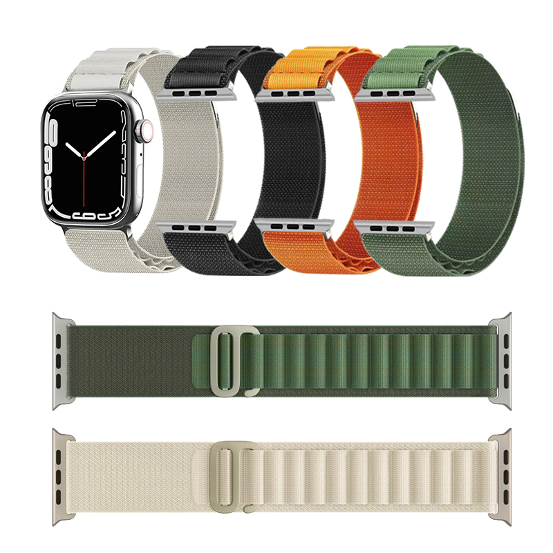 Adepoy New Products Alpine Loop Watch Strap 44mm 45mm 49mm Nylon Watch Bands For Watch Ultra 8 SE