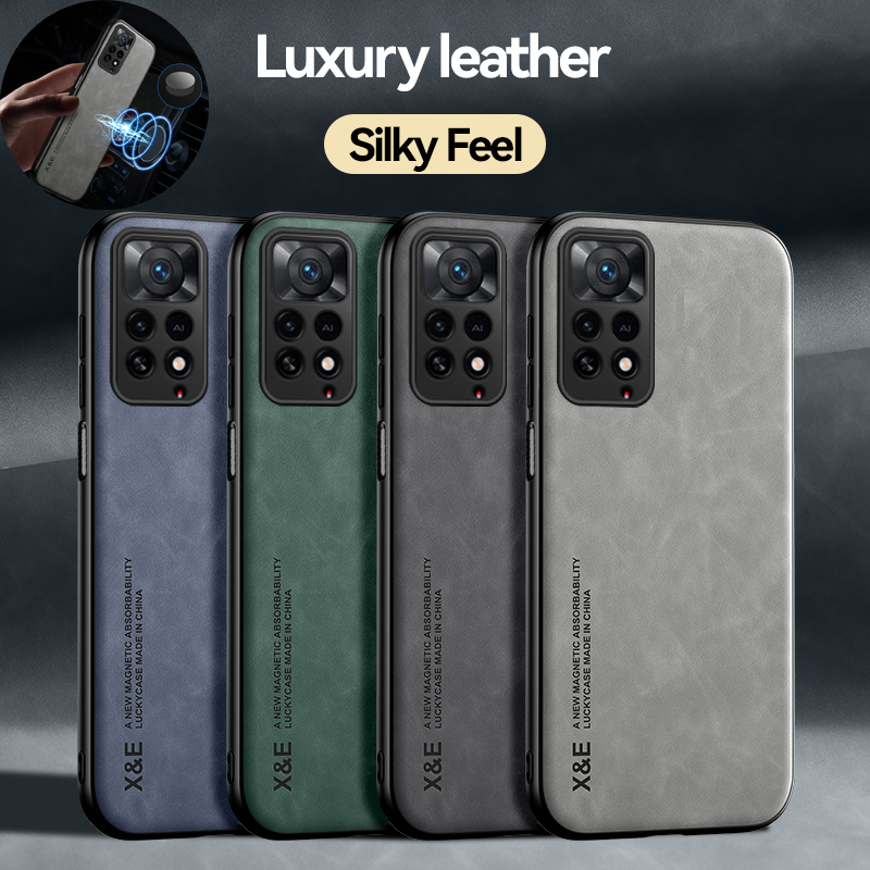Luxury Retro Leather Case For Xiaomi Redmi Note 11 Pro 11S 10S 10 11T Pro 9 9s K50 K40 K30 10C Soft Silicone Frame Phone