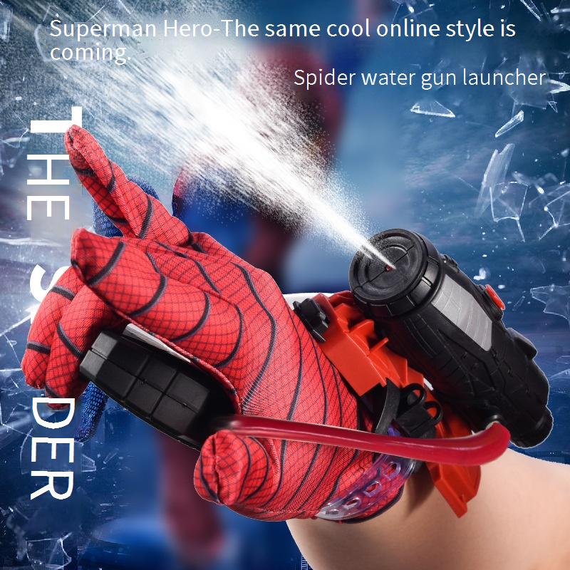 Spider Launches Water Gun Manually Presses The Burst Toy Children Can Wear Arm Launch Water Gun To Play In The Water