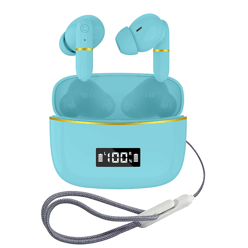 New J2 Bluetooth Headset Dual-ear in-ear TWS Digital Display with Compartment Stereo Touch Business Sports Headset