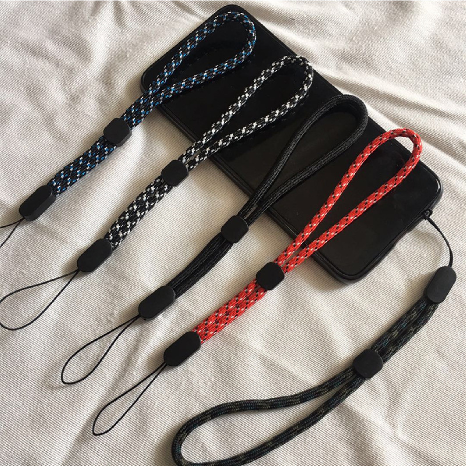 Phone Strap Adjustable Anti-lost Non-fading Long and Short Mobile Phone Wrist Strap for Access Card