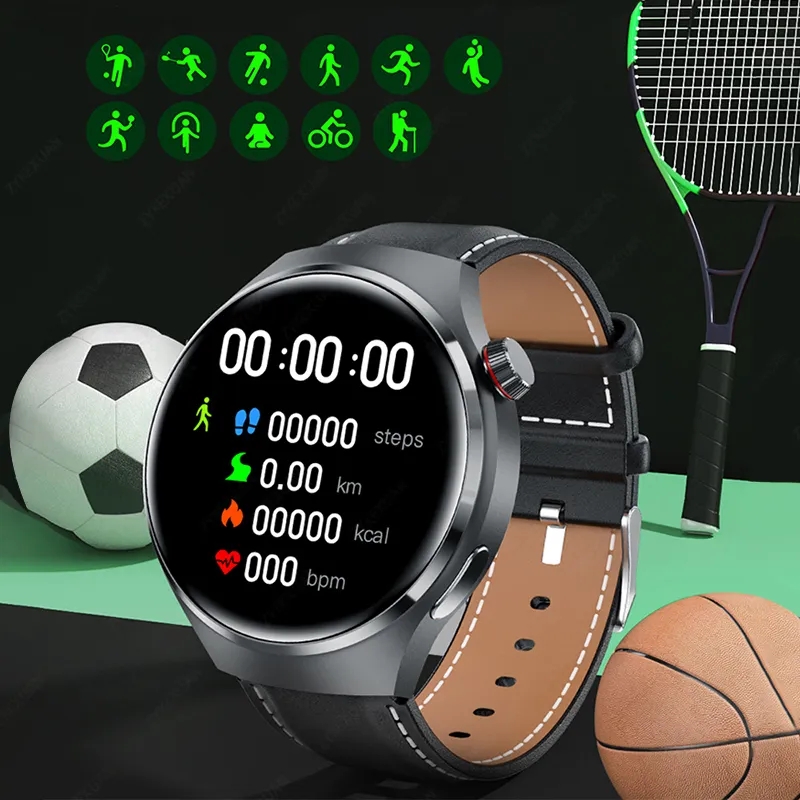New NFC Smart Watch, Mens Womens Fashion HD Screen Always Display The Time, Bluetooth Call IP68 Waterproof Sports Smartwatch