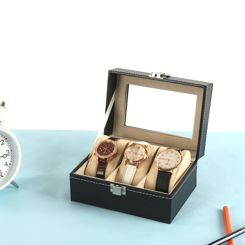Watch Storage Box Leather Watch Box 2, 3, 6, 10, 12, Watch Storage And Display Box