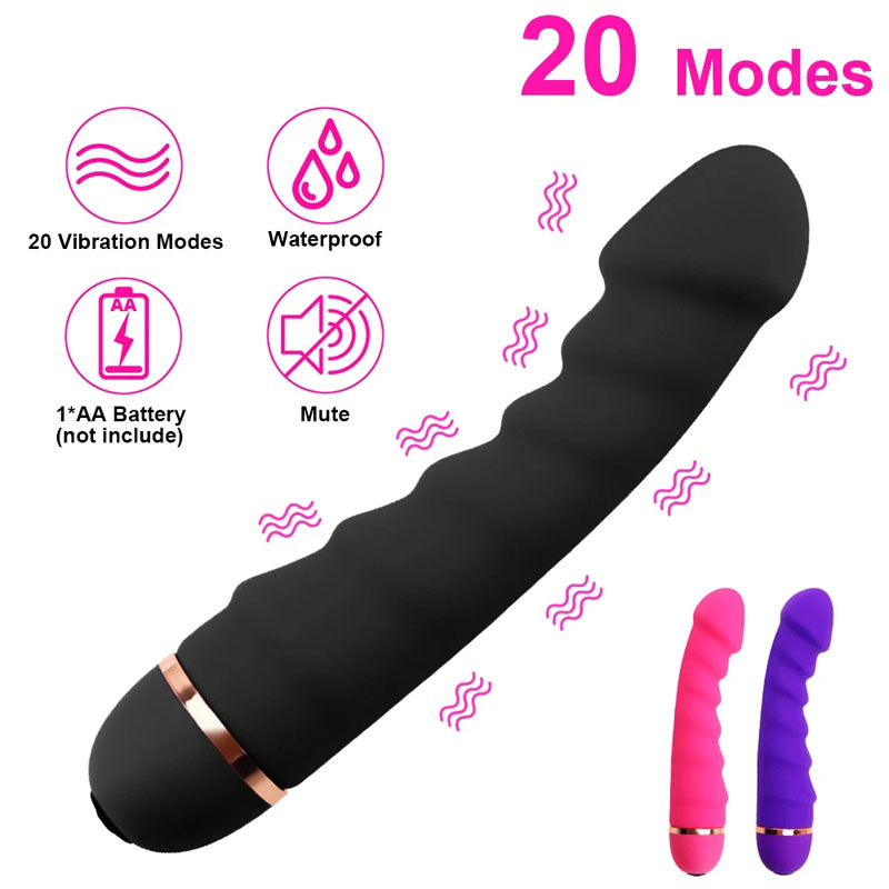 Modes Vibrator 20 Sex Toys For Women Soft Silicone Dildo Strong G Spot  Vibrator Realistic  Masturba