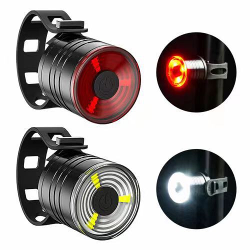 Bicycle Taillight Type C Charging Multi Mode Night Riding Headlight Taillight Set Outdoor LED Riding Light