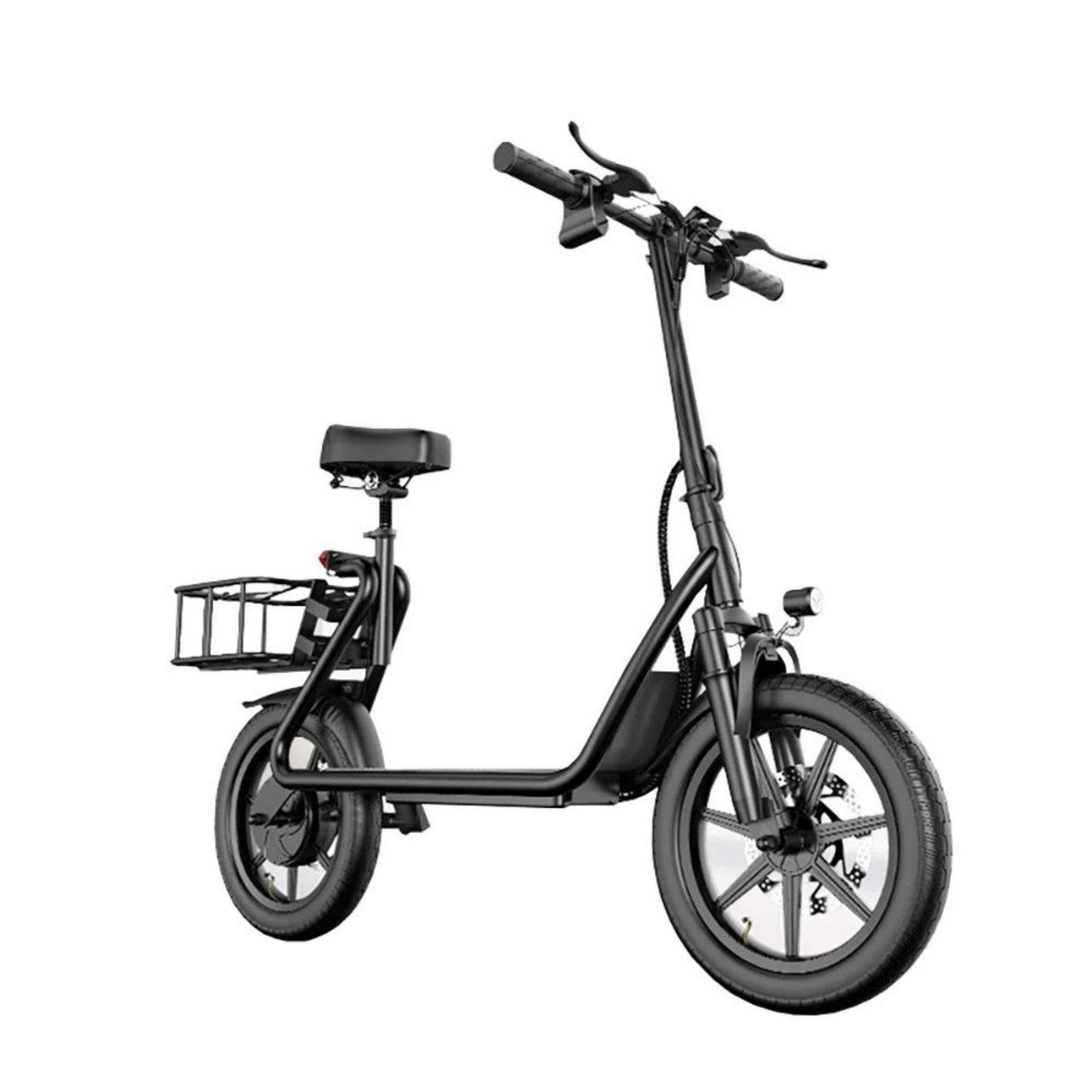 14inch Electric Scooter 22.5Ah 500W 35KM/H Folding Lightweight Adult Scooter 80KM Max Range Scooters With Seat And Basket