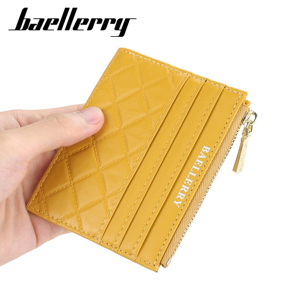 Coin Purses & Holders Ladies Card Holder Version Multi Color Driver's License Card Holder Embossed Thin Zipper Bank Card Holder Wholesale