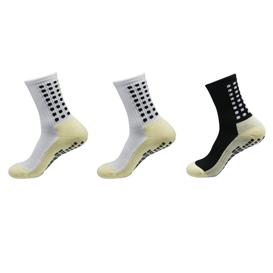 Football socks sports socks in the tube glue leisure non-slip youth men's and women's training floor