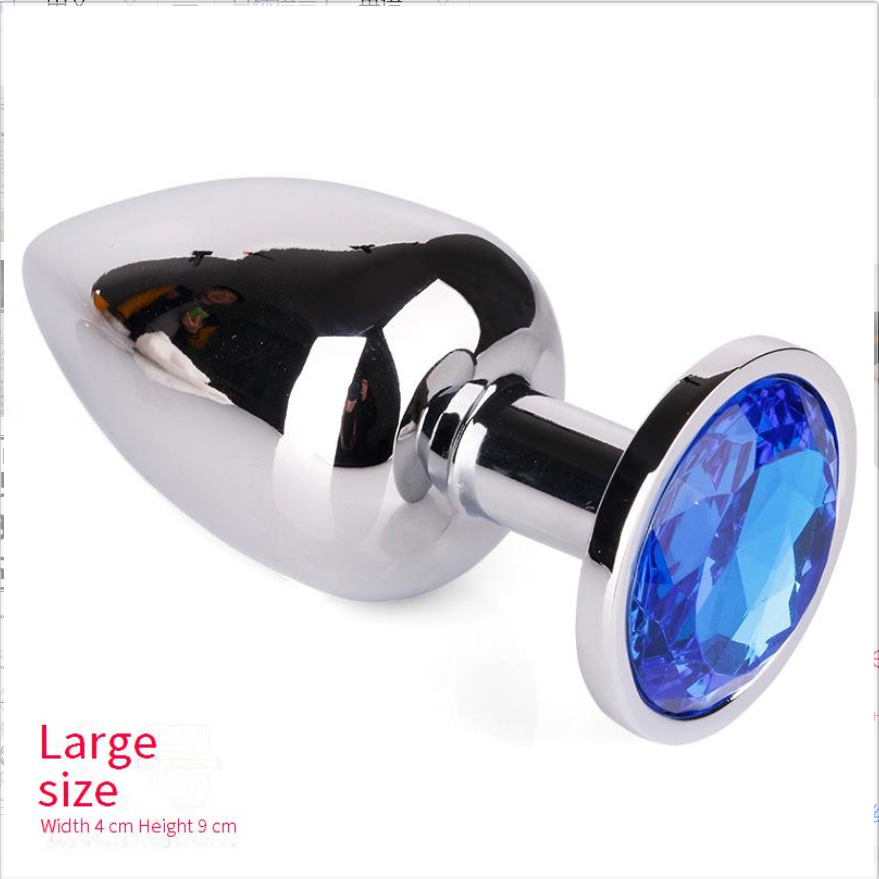 Sex Products MizzZee Stainless Steel G Spot Anal Metal Butt Plug Masturbator Alternative Adult Products Sex Toys For Women