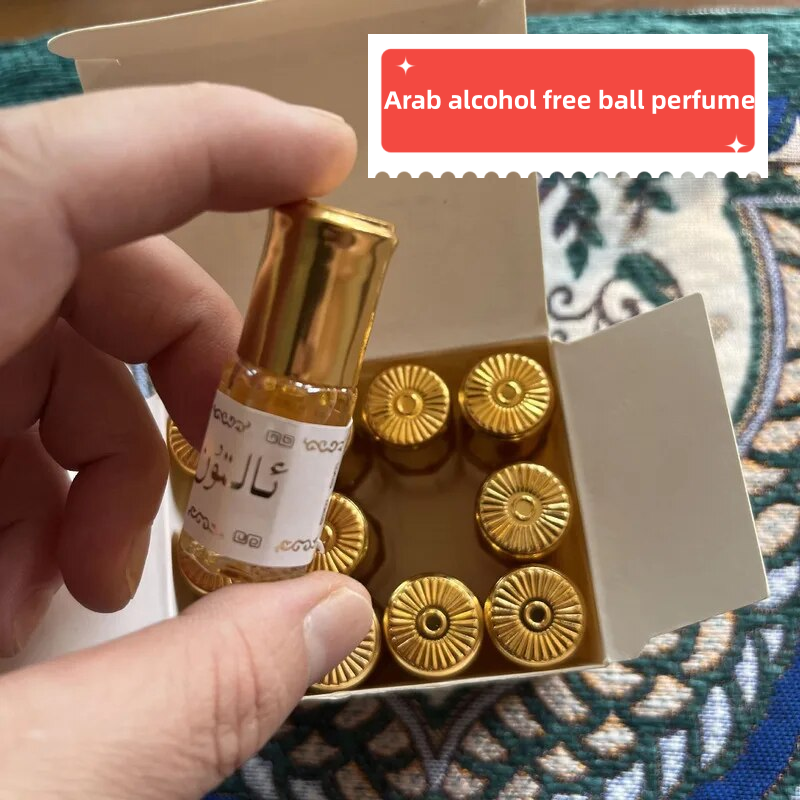 Heißer Verkauf, alkoholfrei, für Herren, arabische Serie, goldene Parfümkugel, ätherisches Öl, 3 ml, praktisch für Damen, Dating-Parfüm, Arbeit, Sport, Party, Charm-Waffe
