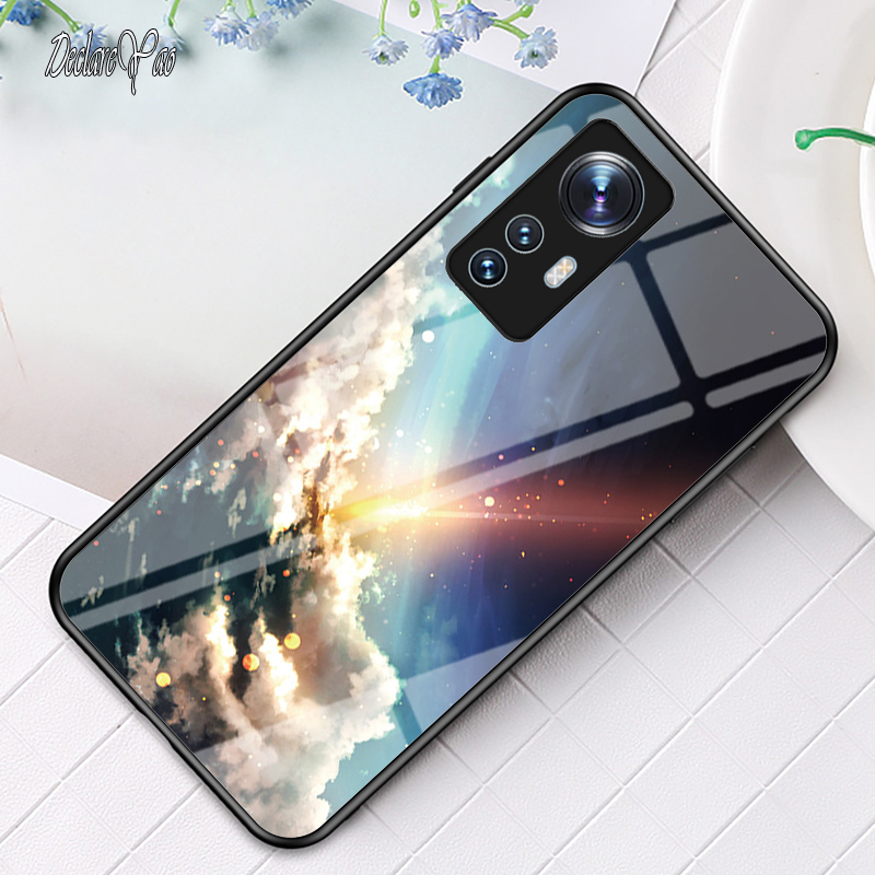 for Xiaomi Mi 12S Ultra Glass Case DECLAREYAO Luxury Slim Hard Mirror Tempered Glass Coque For Xiaomi Mi 12Pro 12x 12Lit
