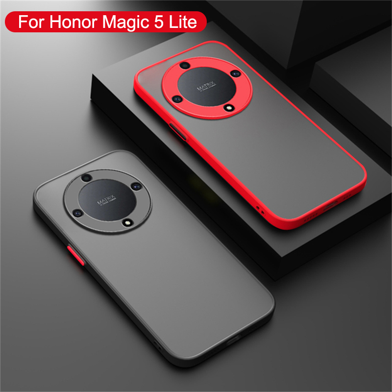 Shockproof Armor Matte Case For Huawei Honor Magic 5 Lite X9A X8A X8 5G X9 Soft Bumper Case For Honor 70 60 50 Pro SE