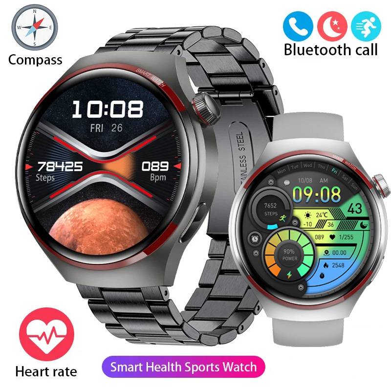 For Huawei Xiaomi WATCH 4 Smart Watch Men NFC 1.53 Inch 360*360 HD Screen Always Display Bluetooth Call Waterproof Smartwatch
