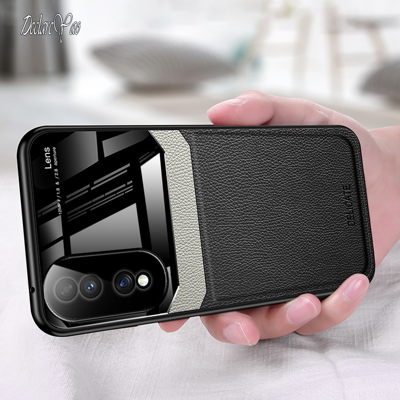 Honor 70 Pro Case DECLAREYAO Slim Hard Silicone Soft Plexiglass Coque For Huawei Honor 60 50 30 S SE 20 10 Case Leather