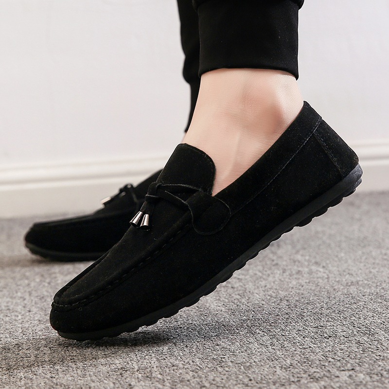 Beliebte Mode Loafer Freizeitschuhe für Herren Rundkopf Atmungsaktive Schuhe
