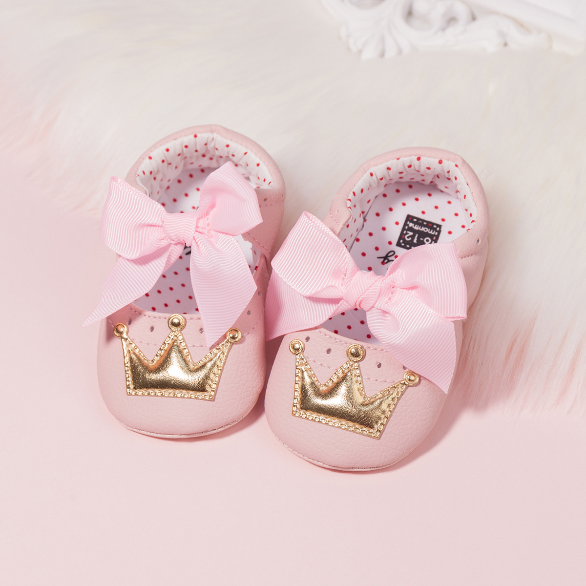 Pink Princess Bow Non-slip Soft-soled Baby Shoes Baby Shoes