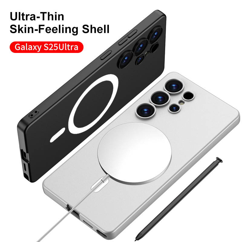 Phone Case mobile phone case ultra thin liquid silicone skin feel soft shell simple wireless charging ring protective cover