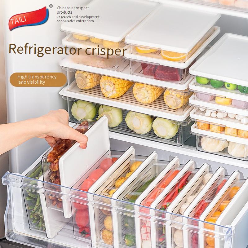 Frozen Meat Packaging Box For One Week Preparation Of Food Compartment Box Food Grade Refrigerator Storage Box Special Frozen Fresh Keeping Box