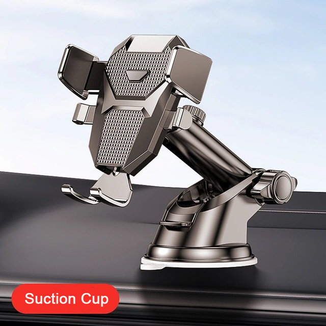 Sucker Car Phone Holder Mount Stand GPS Telefon Mobile Cell Support For iPhone 13 12 11 Pro Xiaomi Huawei Samsung