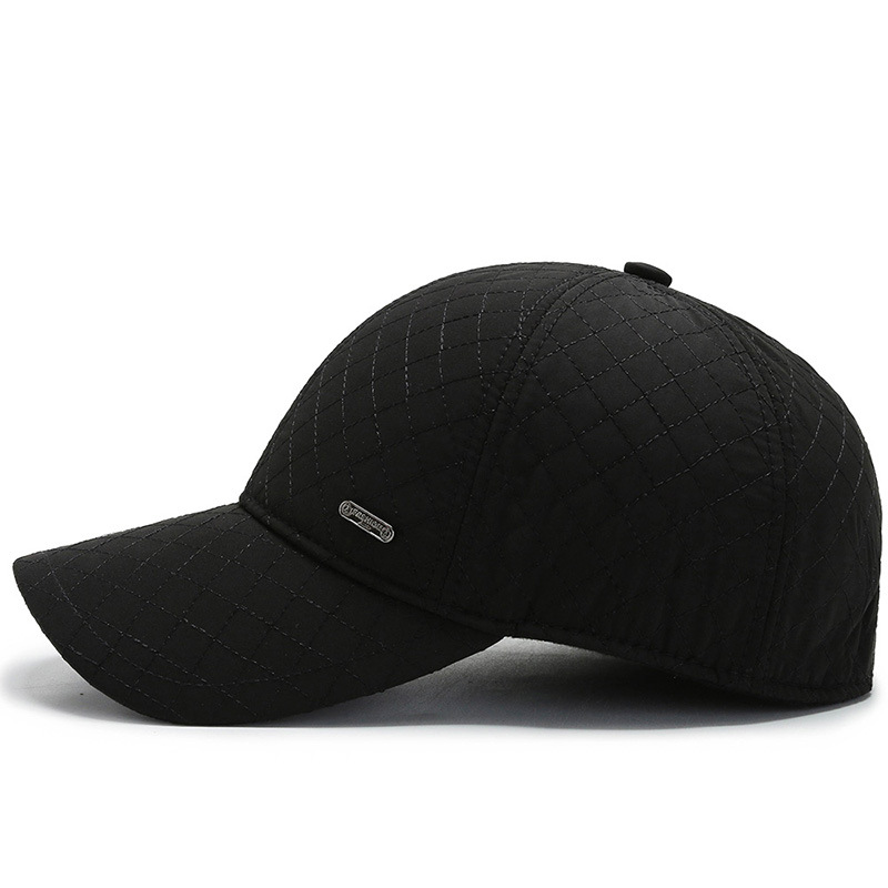 Hat men's ear protection old man hat windproof cold cap plus velvet thickened baseball cap warm hat