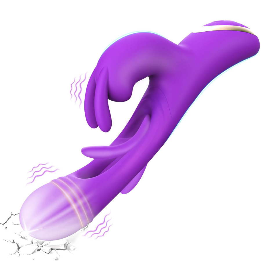 Vibrator Sex for Women 4IN1 Rabbit Vibrators Toys with Flapping Vibrating Dildos & Tapping Bunny Adult products