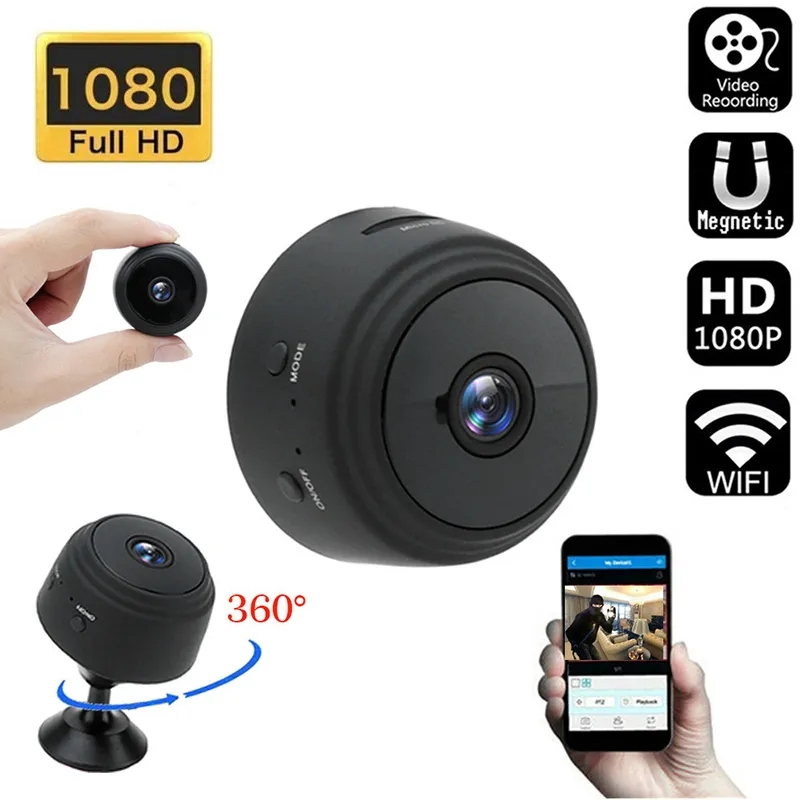 Mobile A9 1080P HD Wifi Mini Camera Surveillance Cameras Sensor Camcorder Web Video Smart Home Safety Wireless Security Camera