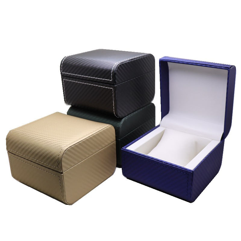 Pu Leather Watch Box Premium Watch Bracelet Storage Box Watch Packaging Box Gold Convenient Watch Box