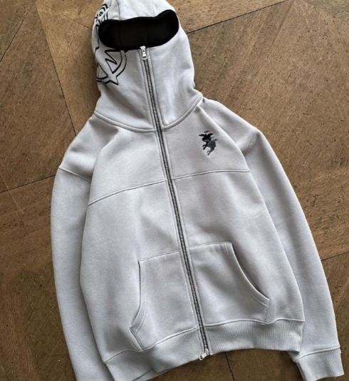 Men's Knit Cardigan - Round Neck Long Sleeve Top | American Streetwear Style