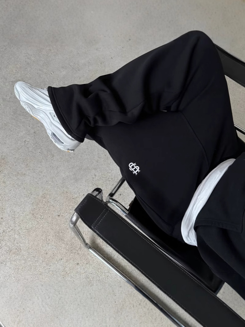 Herrenbekleidung Elastisches Bindeseil Reißverschluss Jogginghose Freizeithose Street Hip Hop Rap Street Y2k Jogginghose