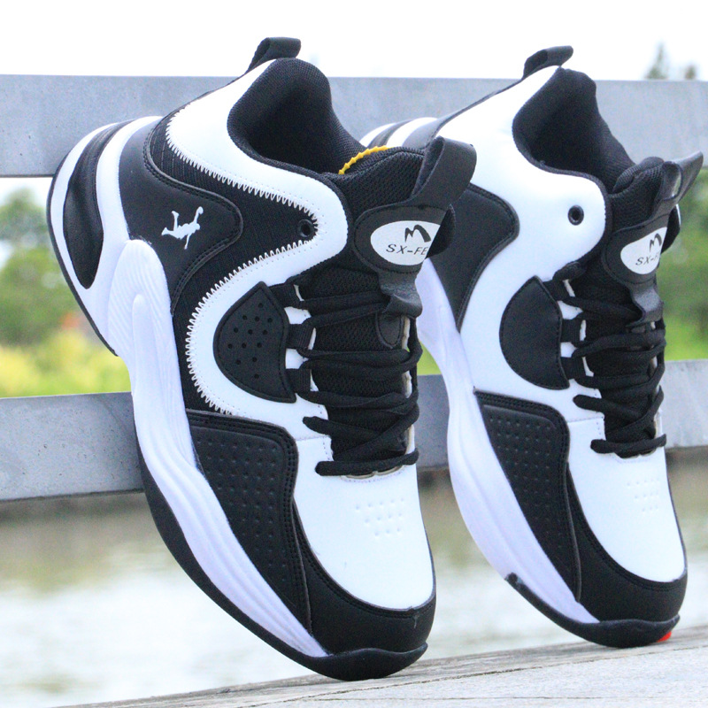 Basketball Shoes Men S Student Boots Autumn Sports Leather High Top Sneakers And Women Couple