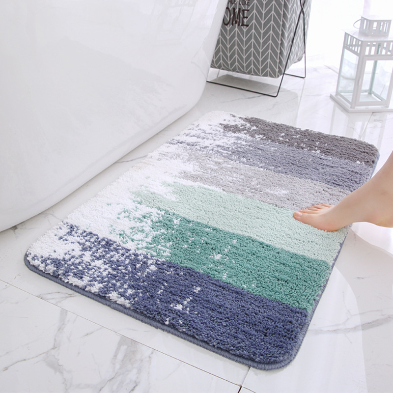Home Textile Nordic Bathroom Absorbent Floor Mat Door Mat Toilet Bathroom Door Mat Home Bathroom Non Slip Mat Carpet