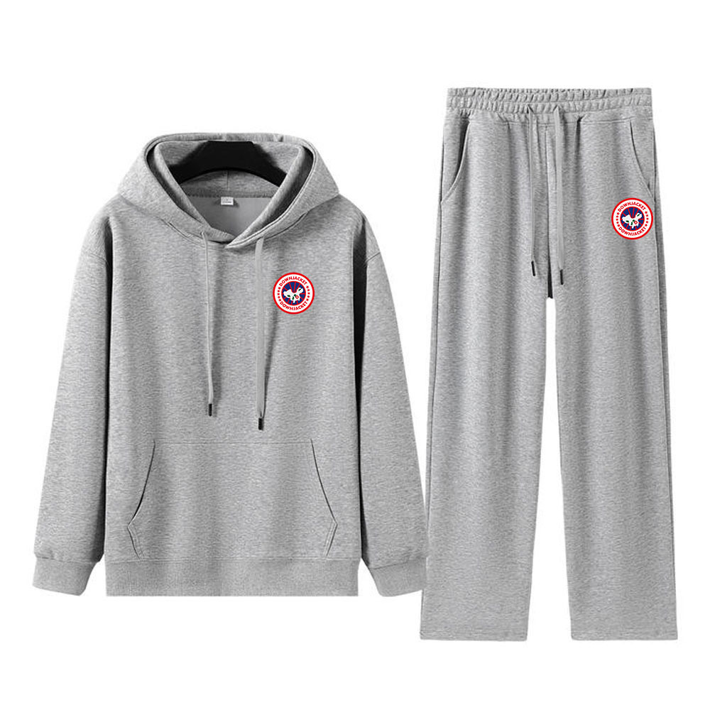 Men's Oversized Fleece Hooded Jacket, Thick Polyester Zip-Up Coat For Spring & Fall, Streetwear Unisex Outerwear In Light Gray/Dark Gray/Black