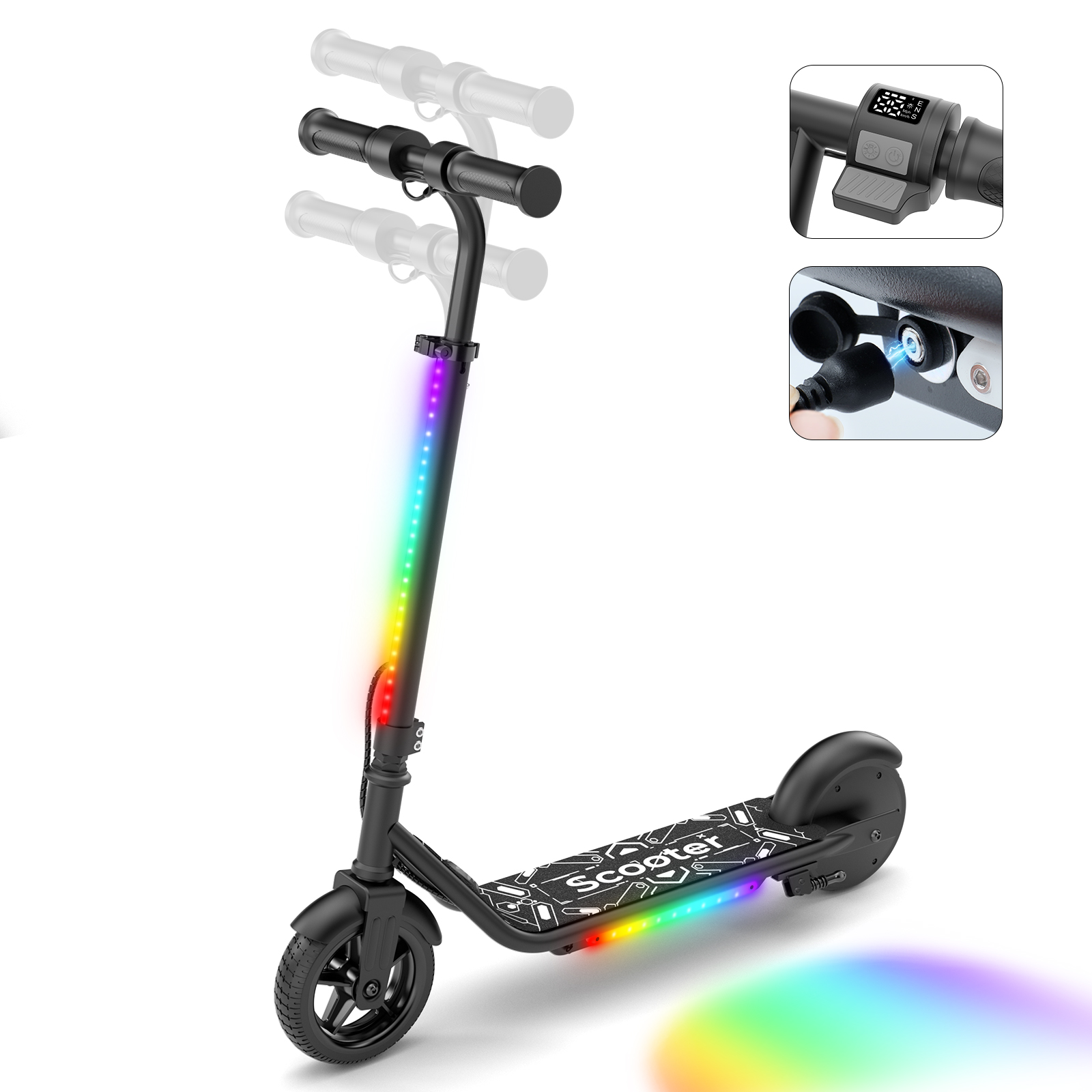 IScooter K2Pro Electric Children's Scooter 150W Motor E-Scooter For Children 6 Inch Solid Tire E Scooters Child Toys Gift Kids