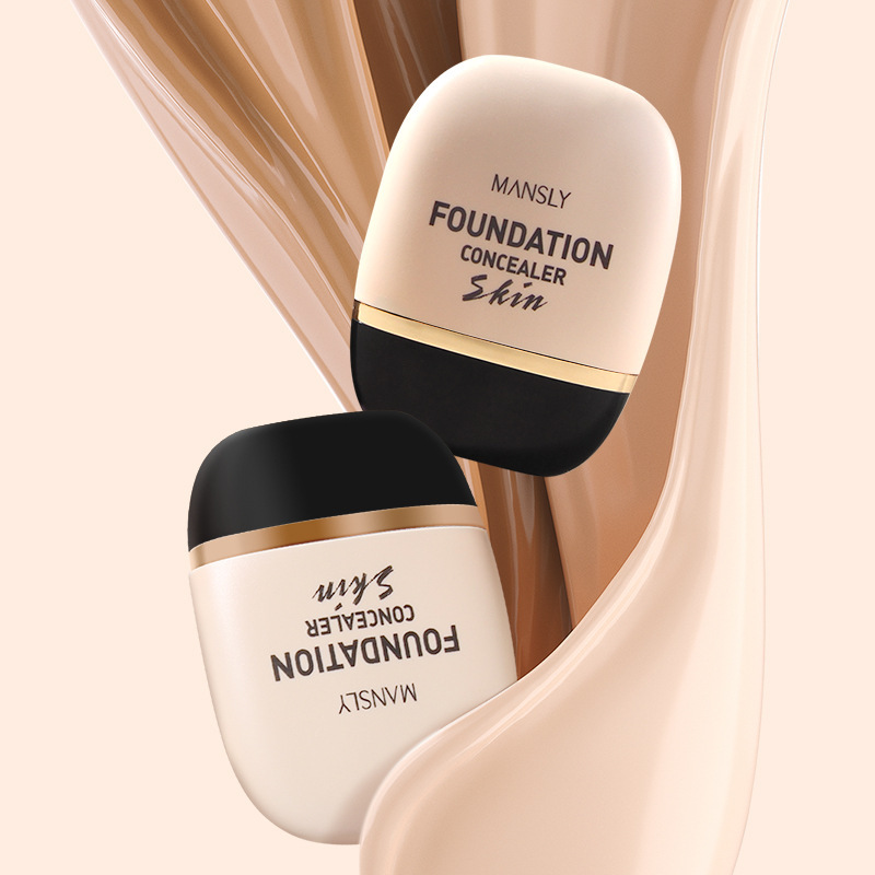 Face Foundation Special Popular MANSLY Concealer Liquid Foundation, Moisturizing, Light, Waterproof, Oil Controlling Concealer Foundation