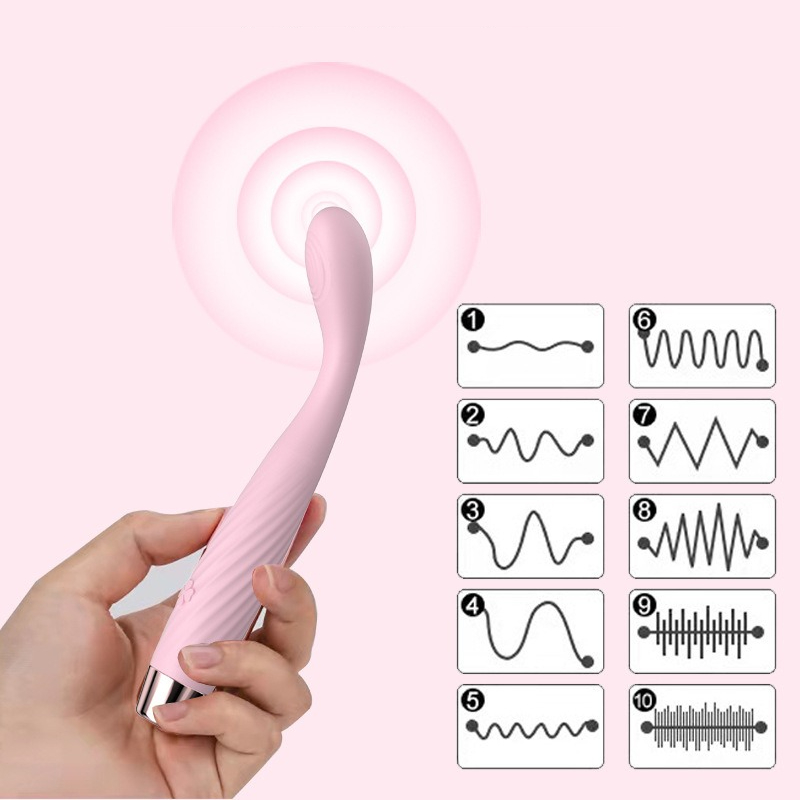 Finger Shaped Heating G Spot Dildo Adult Silicone Sex Shop Toy Vibrator Av Wand Nipple  Massager Sti