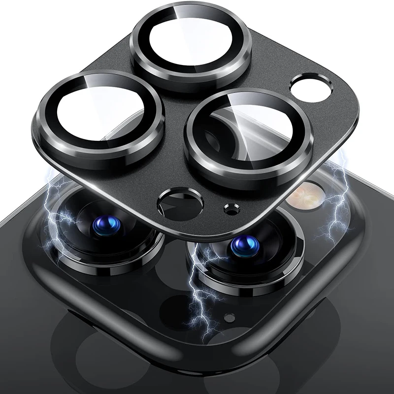 Metal Camera Protector For IPhone 16 Pro Max 16Pro 16Plus Camera Film For IPhone 15 14 Promax Back Cover Protective Cap