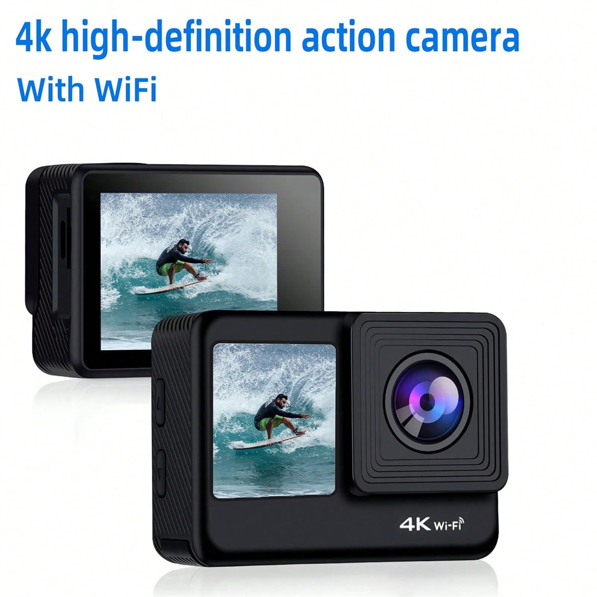 4K Dual Screen WIFI Outdoor Sport Camera Cycling Camera, Camcorder, 30m Waterproof