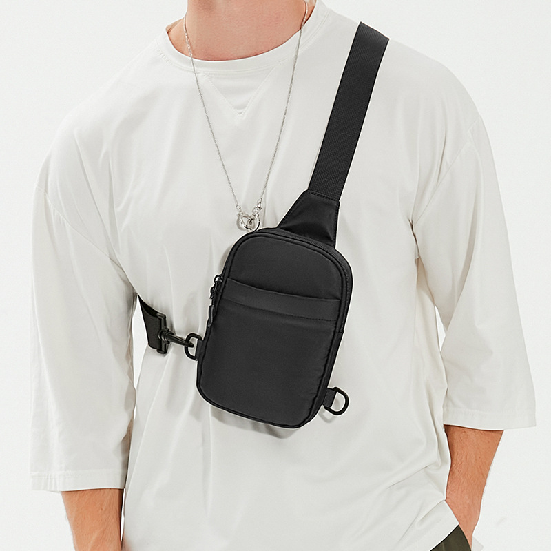 Crossbody Bag Men's New Chest Bag Men's Shoulder Bag Men's Small Shoulder Bag Summer Sports Leisure Chest Bag Trendy