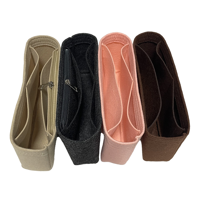 Bag Inserts Felt Cosmetic Bag, Felt Storage Bag, Large-capacity Inner Liner Bag, Felt Bag, Multi-functional Storage Bag