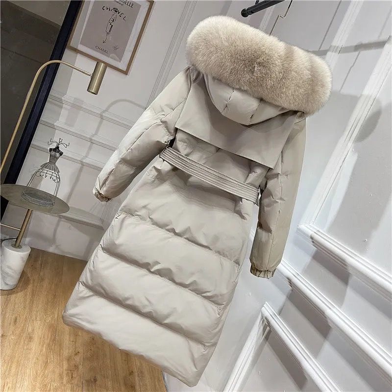 Women's Clothing new fashion winter coats jacket for women mid length hooded Korean style thickened  winter coats loose jacket