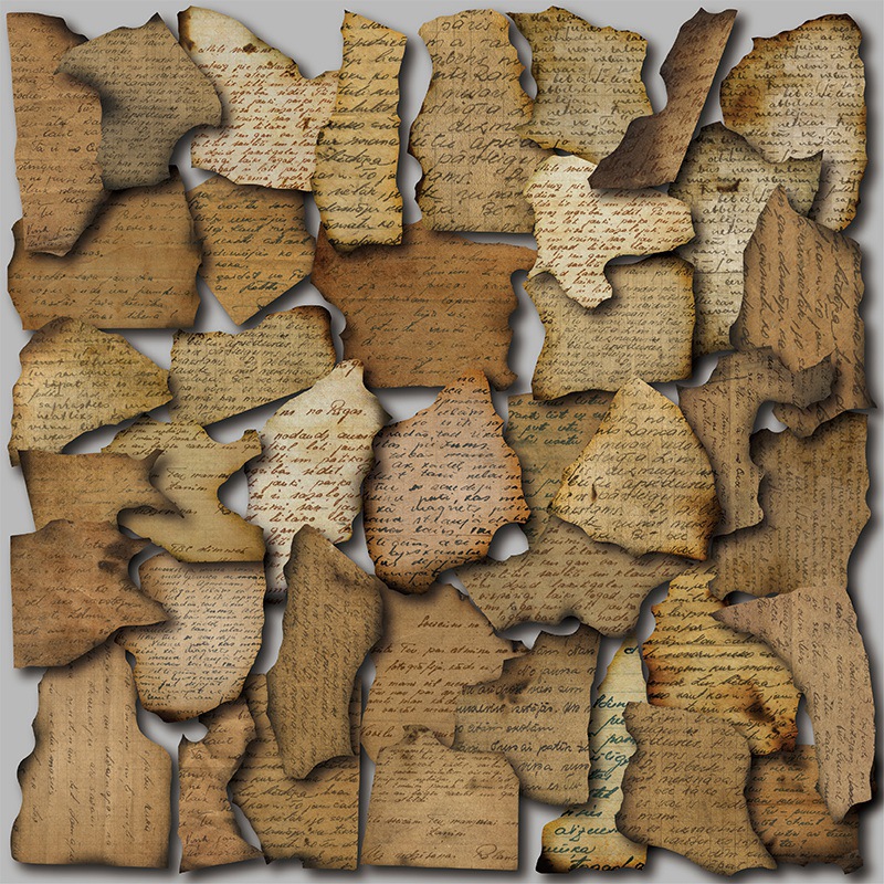 40 Stamps Effect Pictures 2 Notebook Stickers Retro Text Style Notebook Stickers Girl Cane Stickers