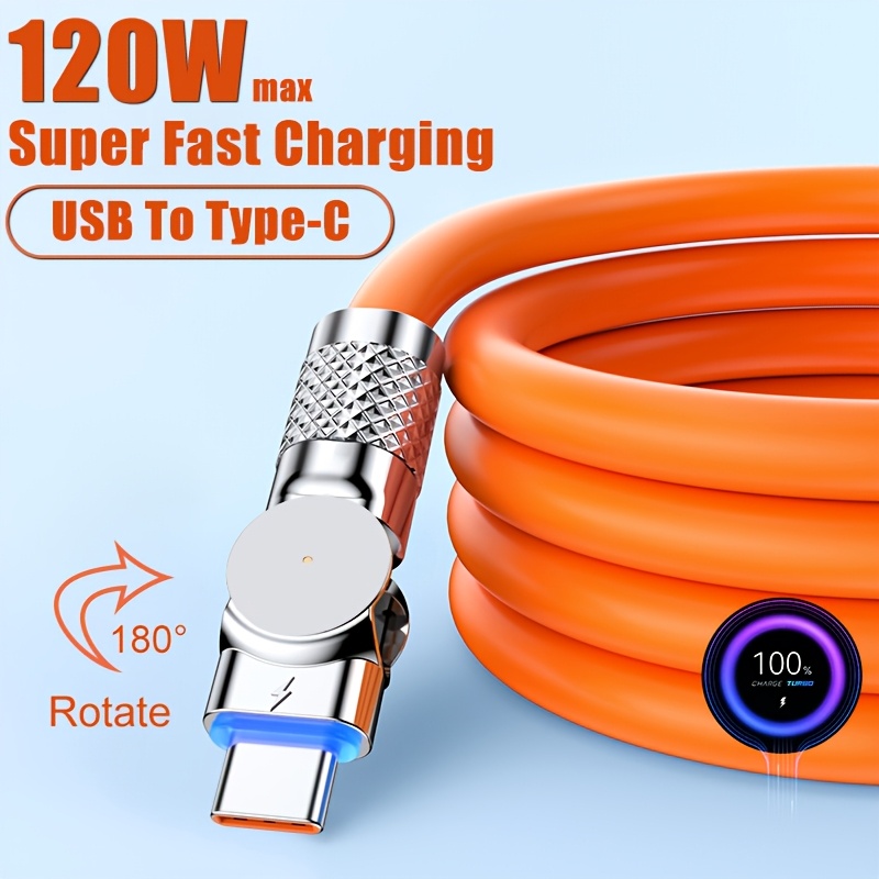 USB C Ultra-fast Charging Data Cable Is Suitable For Charging Cables Of Xiaomi Redmi POCO, Samsung S23, S22, S21, Huawei Mate 40, Honor OPPO And VIVO