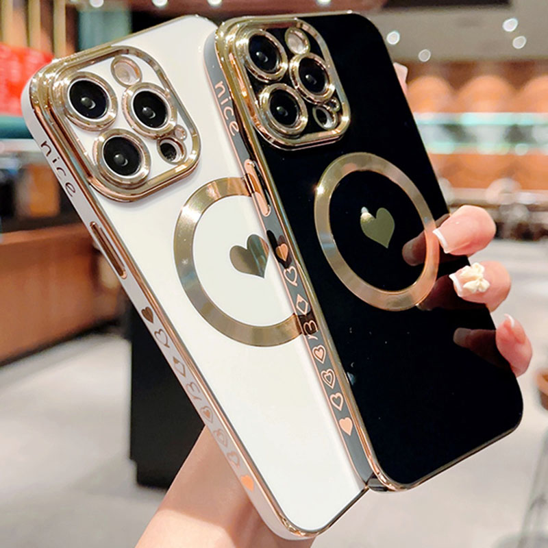 Solid Plating Silicone Case For iPhone 14 Pro Max 13 12 11 Pro Max 14 Plus Cover Lens Protector Coque For iPhone 14Pro