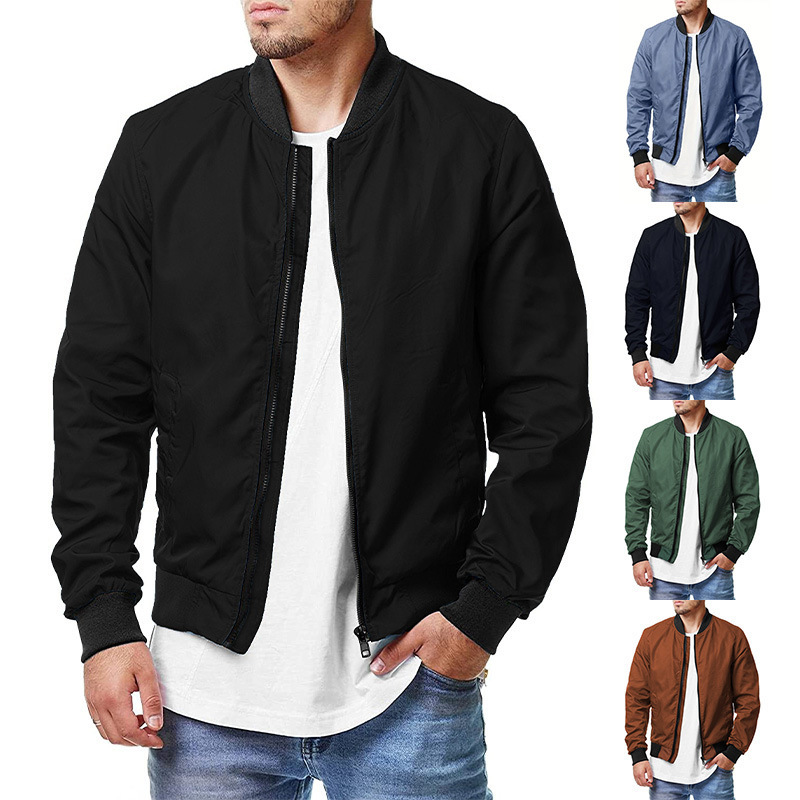 Frühling und Herbst Sport Pilot Baseball Anzug Herrenjacke Neue Casual Plus Size Herrenjacke