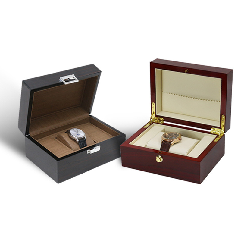 Watch Box Wristband Storage Box Piano Lacquer Watch Display Box Business Gift Box Wooden Watch Boxes