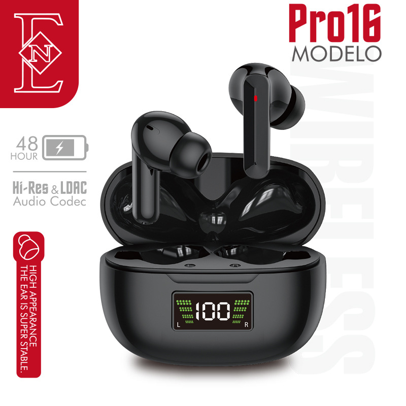 Kabellose Bluetooth-Kopfhörer, grenzüberschreitende TWS-Bluetooth-Kopfhörer mit digitaler Anzeige, binaurale Sportkopfhörer mit Geräuschunterdrückung, In-Ear-Kopfhörer