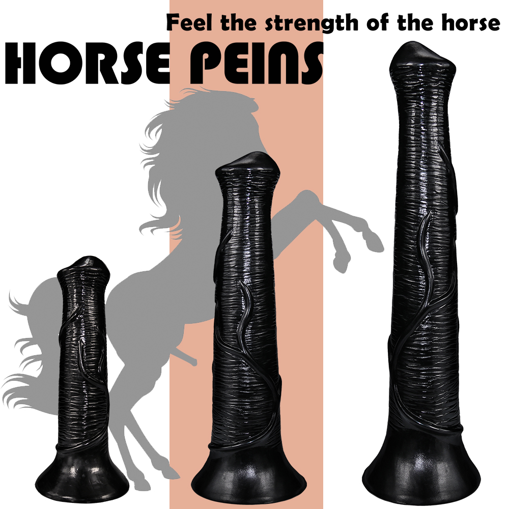 S/M/L Long Big Horseldo Sexshop Adult Seks Sextoy Femme Anal Consolador Lesbian Gay God Gode Jouet Sexuel Plug Women