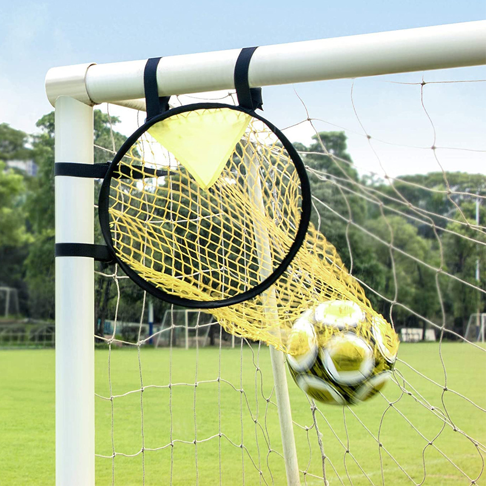 Outdoor sports football goal net yellow goal net football set piece precision shooting training equipment